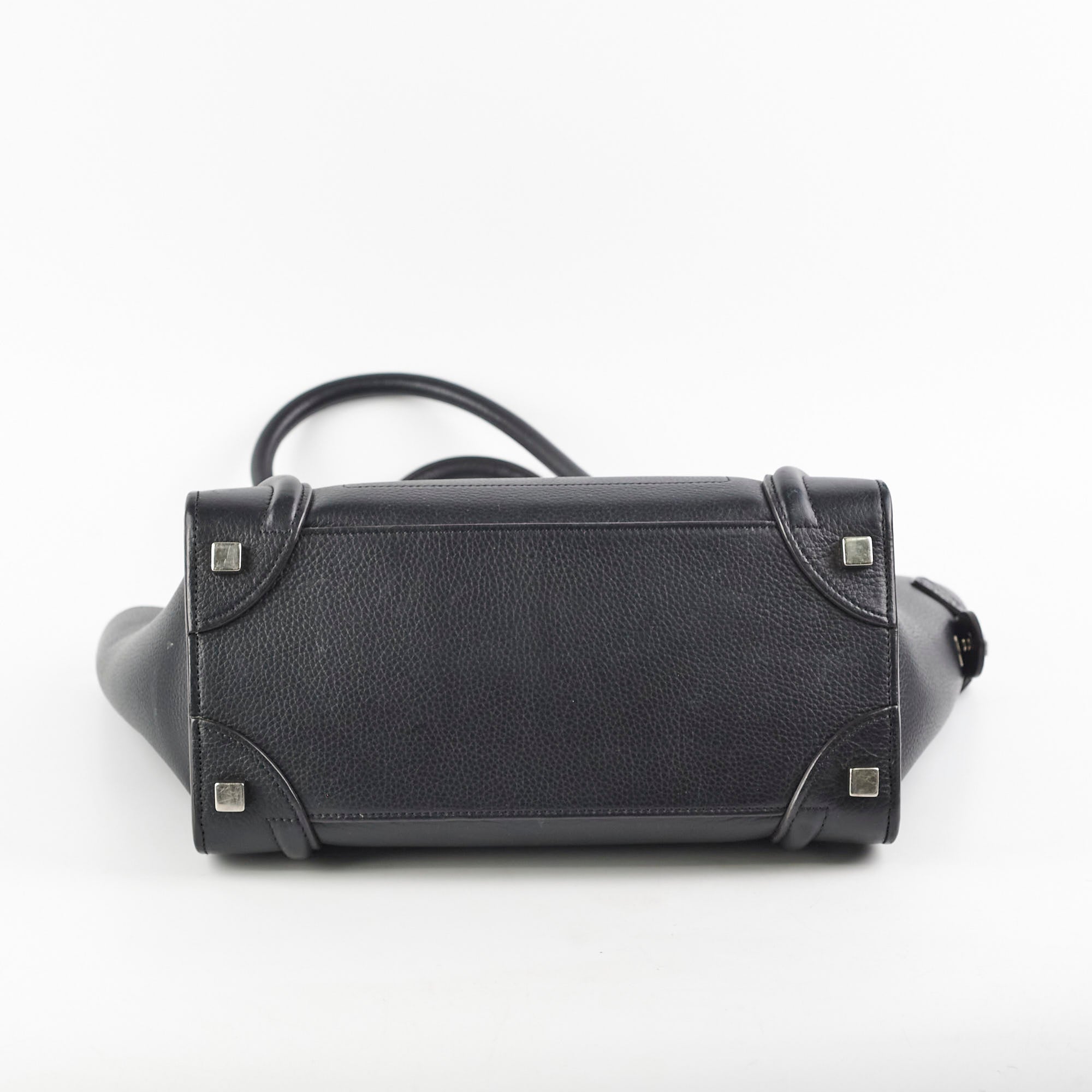 Celine Micro Luggage Black Leather Handbag - Luxury Designer Crossbody Bag for Women | Perfect for Work, Travel & Everyday Use