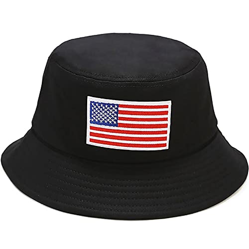 American Flag Black