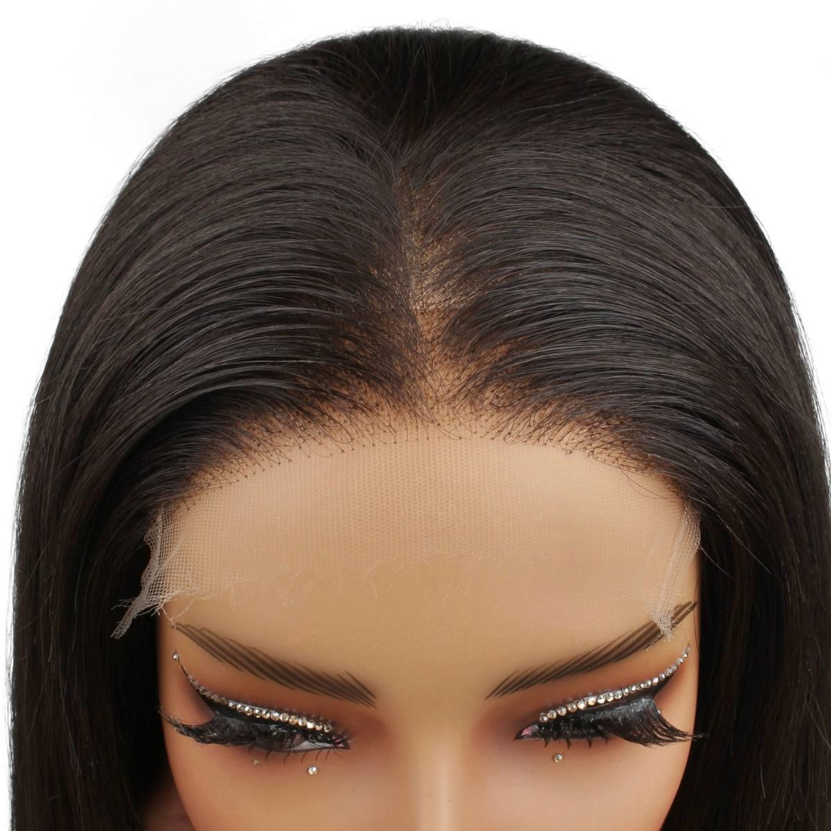 5x5 HD Lace Closure Bob Wig - 100% Human Hair, Pre-Plucked Hairline, Natural Black Color for African American Women - Perfect for Daily Wear, Parties & Special Occasions