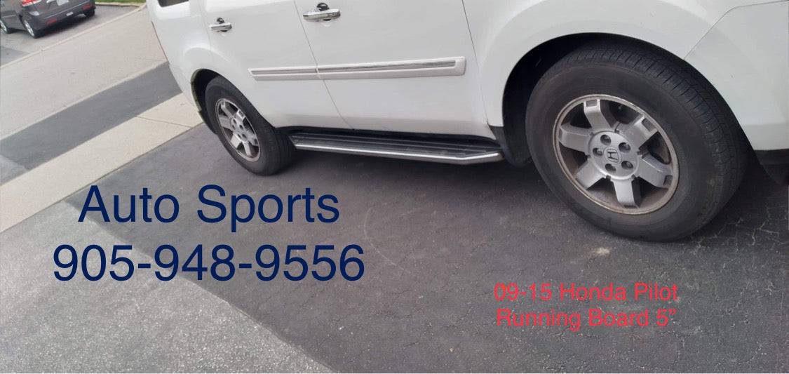 2009-2015 Honda Pilot Aluminum Running Board Side Step Bar - V2 Style for Enhanced Access & Style - Perfect for Off-Roading, Camping & Daily Use