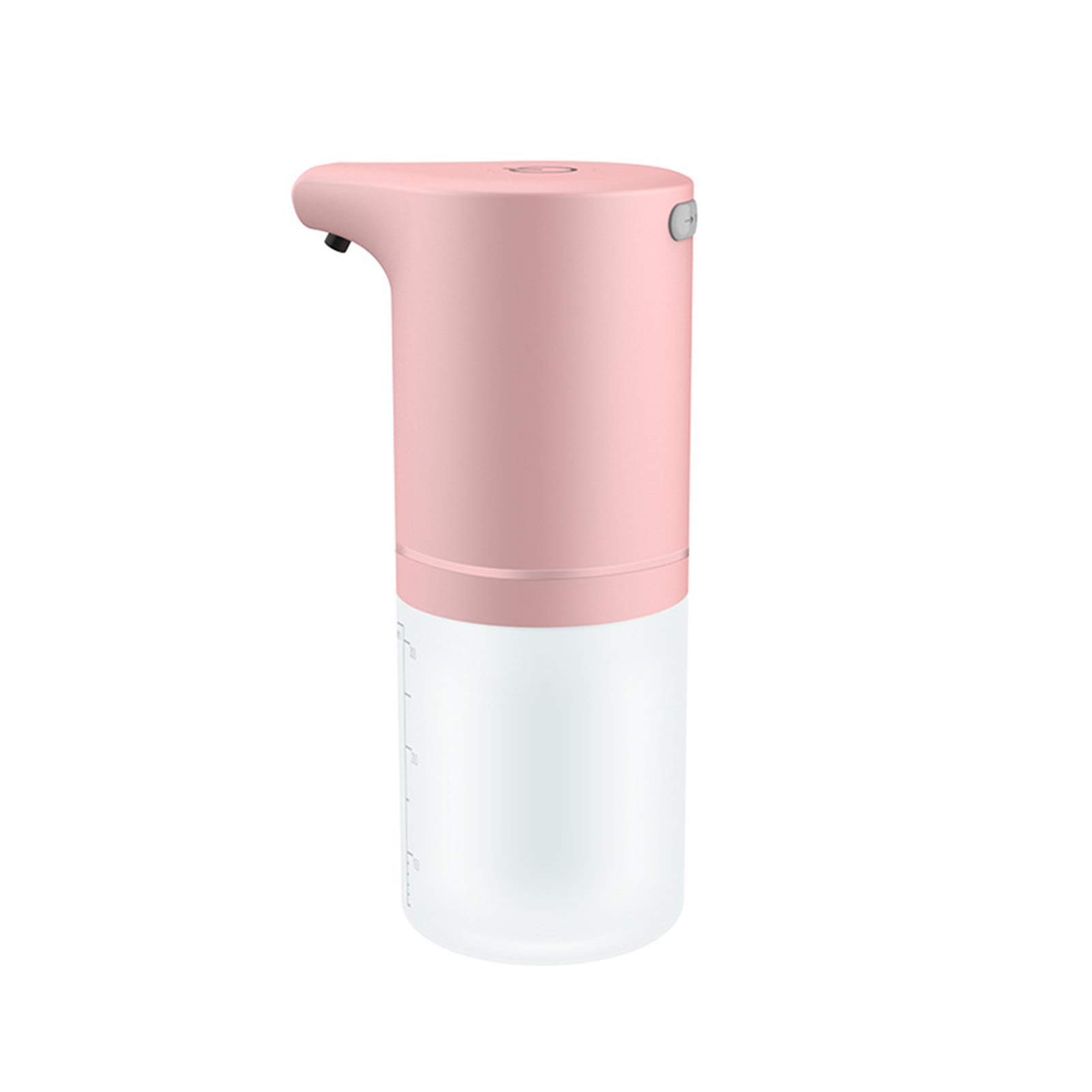 Automatic Soap Dispenser - Touchless Infrared Sensor, USB Rechargeable, Foam Hand Sanitizer Dispenser for Bathroom, Kitchen, Office - Easy Installation, Pink (Ideal for Home, Restaurants, Hospitals)