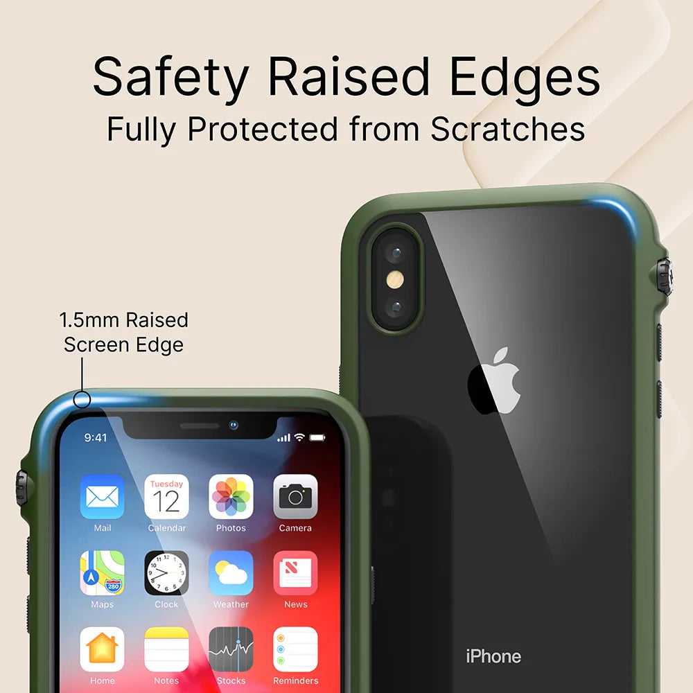 iPhone X / Xs Shockproof Case - Durable Impact Protection Cover for iPhone X & Xs - Perfect for Outdoor, Sports & Daily Use
