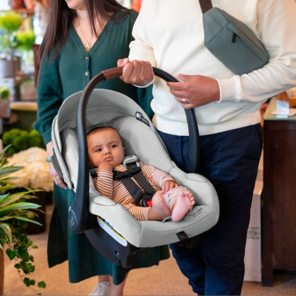 Maxi Cosi Zelia2 Luxe+ 5-in-1 Travel System with Mico Luxe+ Infant Car Seat - Convertible Stroller & Baby Carrier for Newborns to Toddlers - Perfect for Travel, Shopping & Daily Outings
