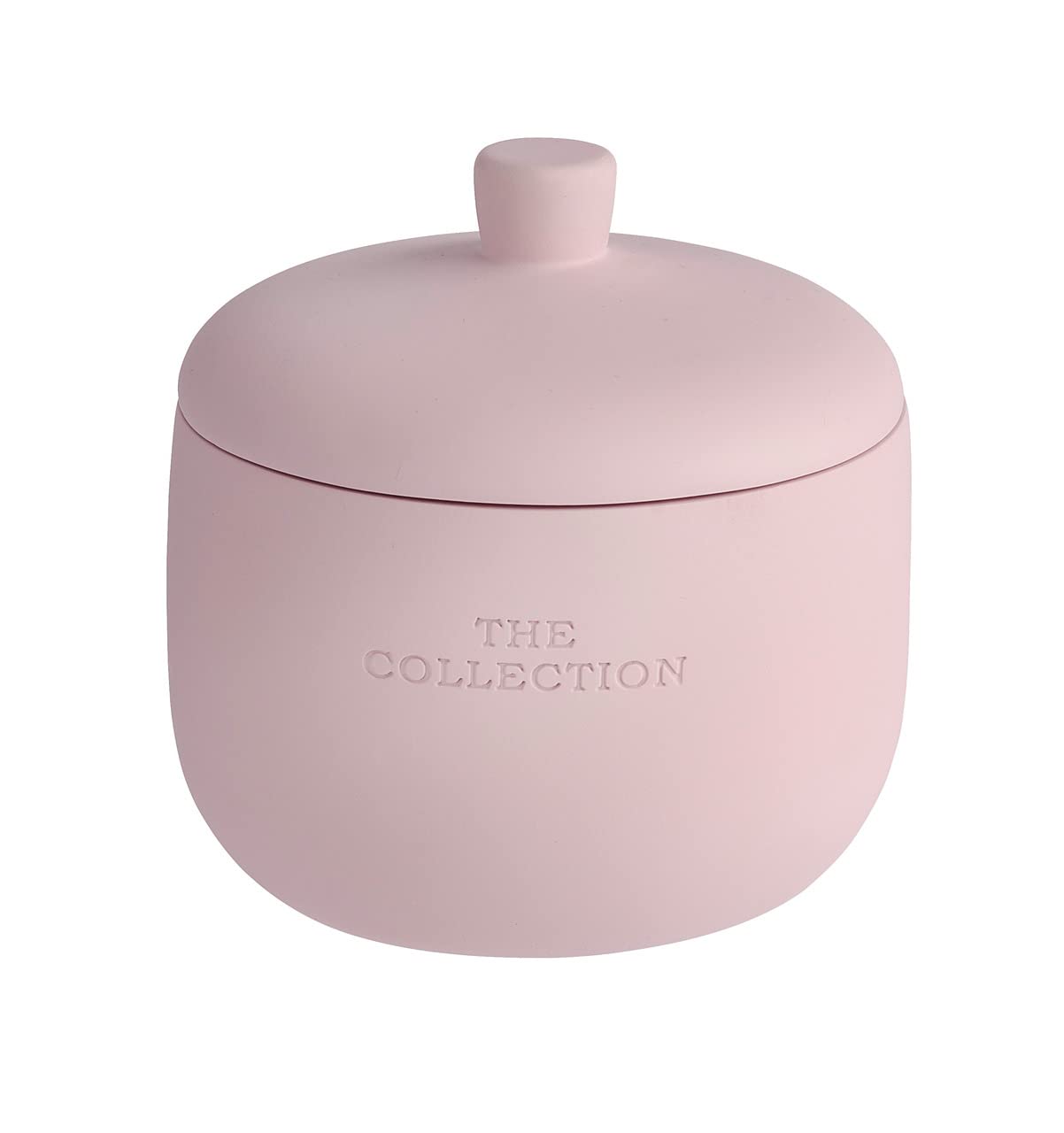 WENKO Universal Cosmetic Storage Box - The Collection Rose | Makeup Organizer, Cotton Swab Holder | 0.413L Capacity, Polyresin, 11x11x11cm | Perfect for Vanity, Bathroom & Travel Organization