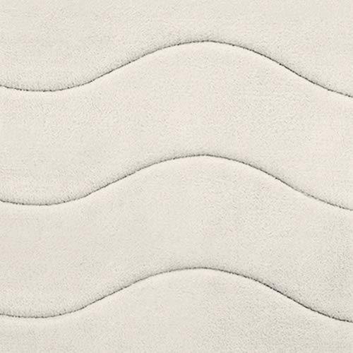 Ivory White Wavy Line