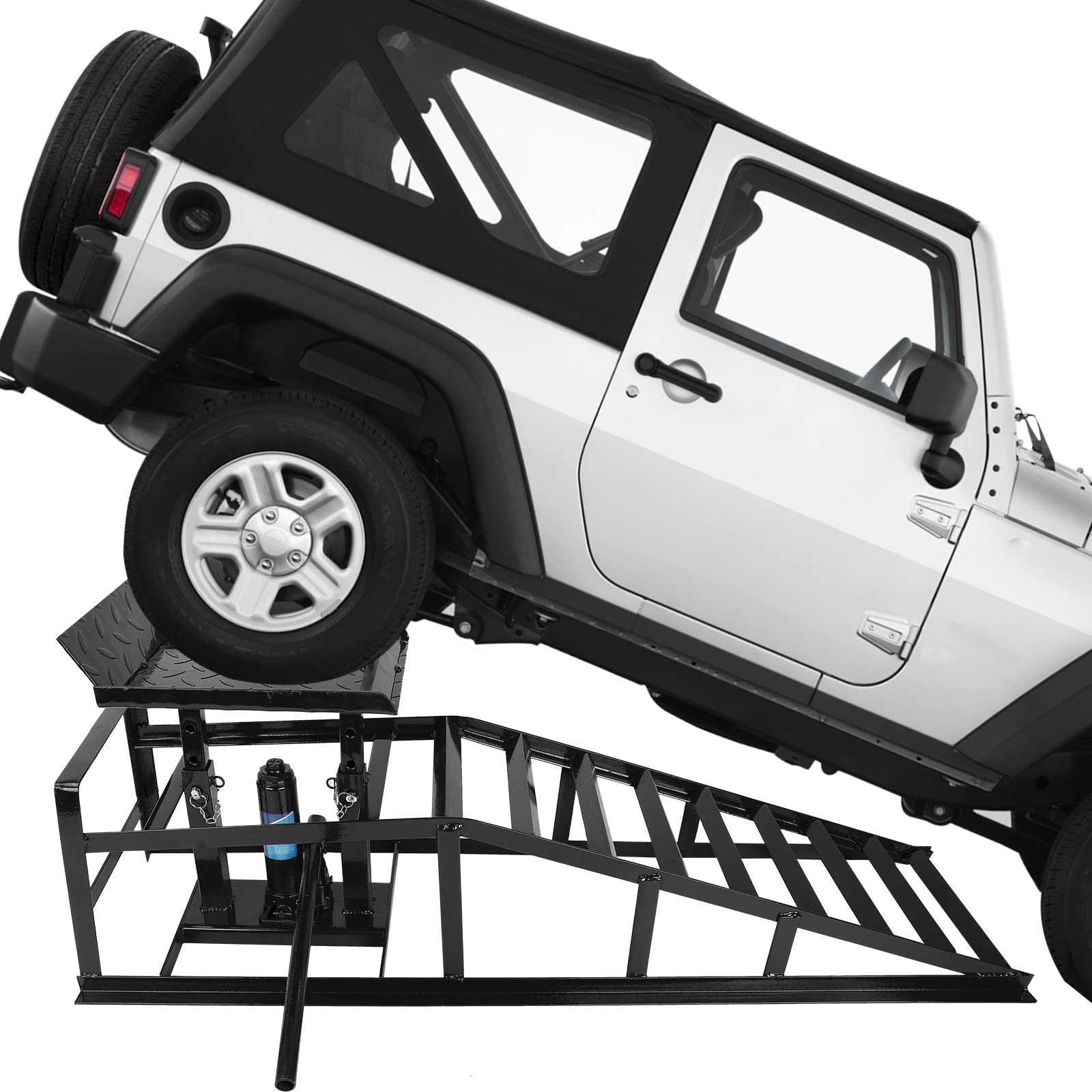 Heavy Duty Hydraulic Car Ramp 10000lbs (2-Pack) - for Auto & Truck Lifting