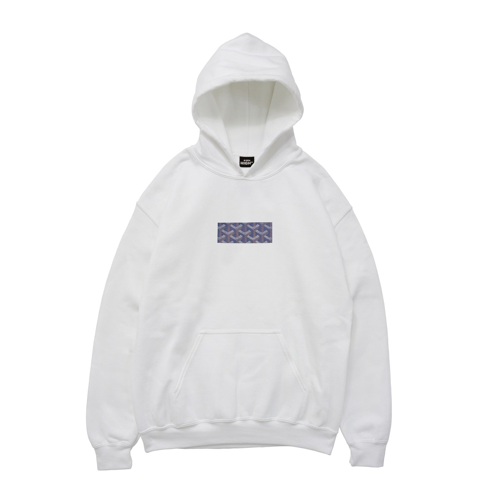 High Street NY Goya'll Box Hoody - Blue Unisex Pullover Hoodie for Men & Women | Casual Streetwear, Loungewear, and Outdoor Activities