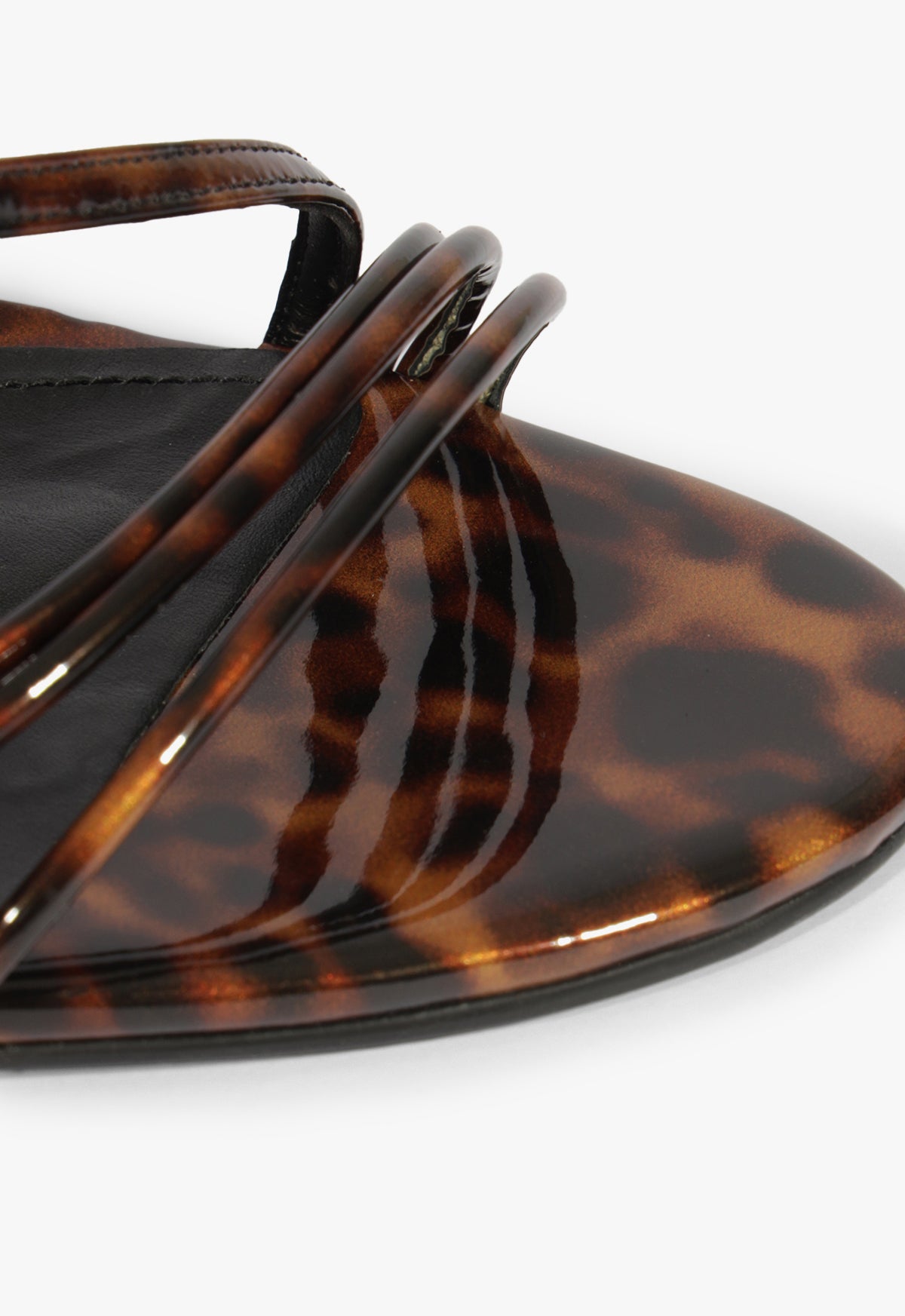 Inez Leather Sandals with 25mm Heel - Women's High Heel Dress Sandals for Weddings, Parties & Evening Events
