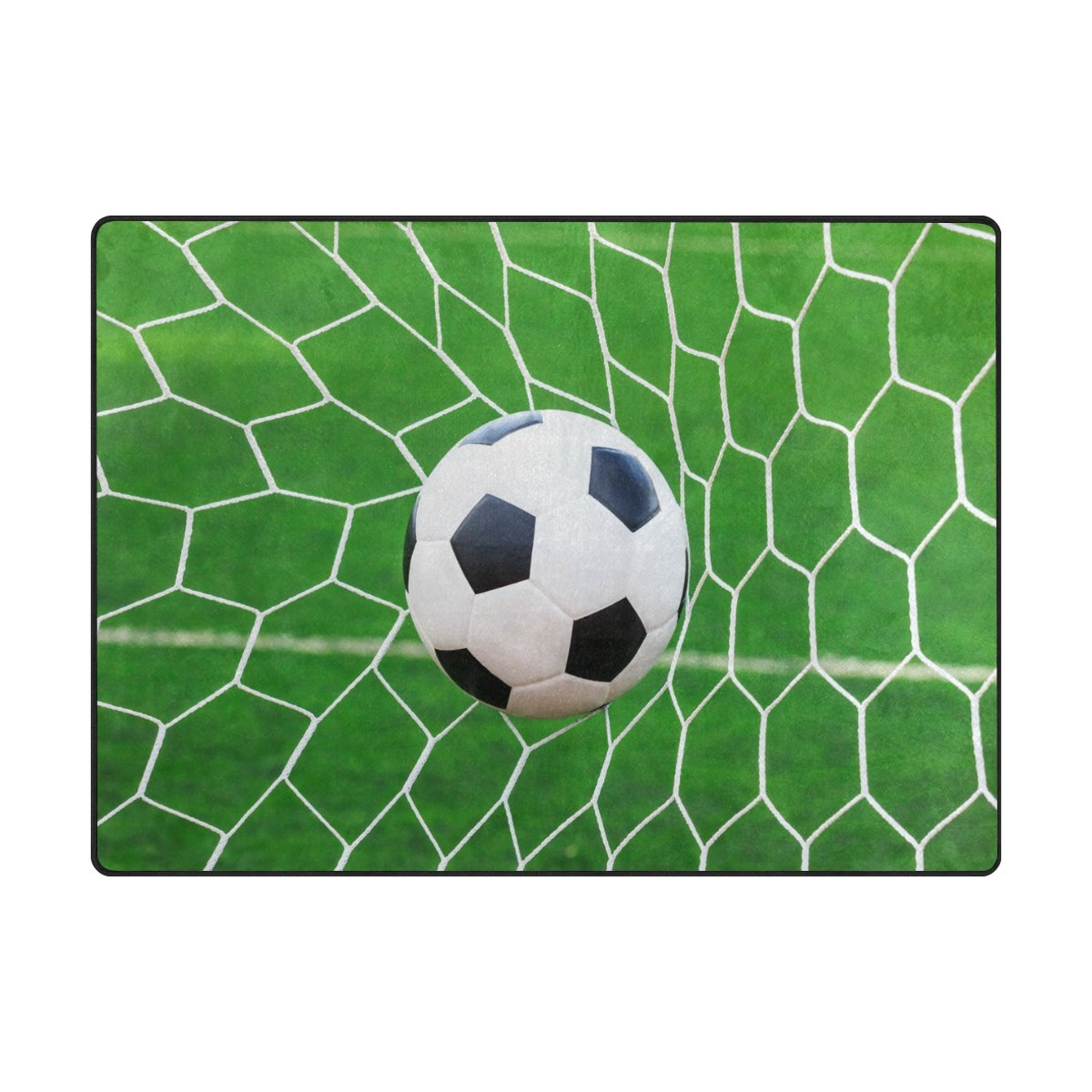 ALAZA Sport Ball Hipster Football Soccer Area Rug - 5'3