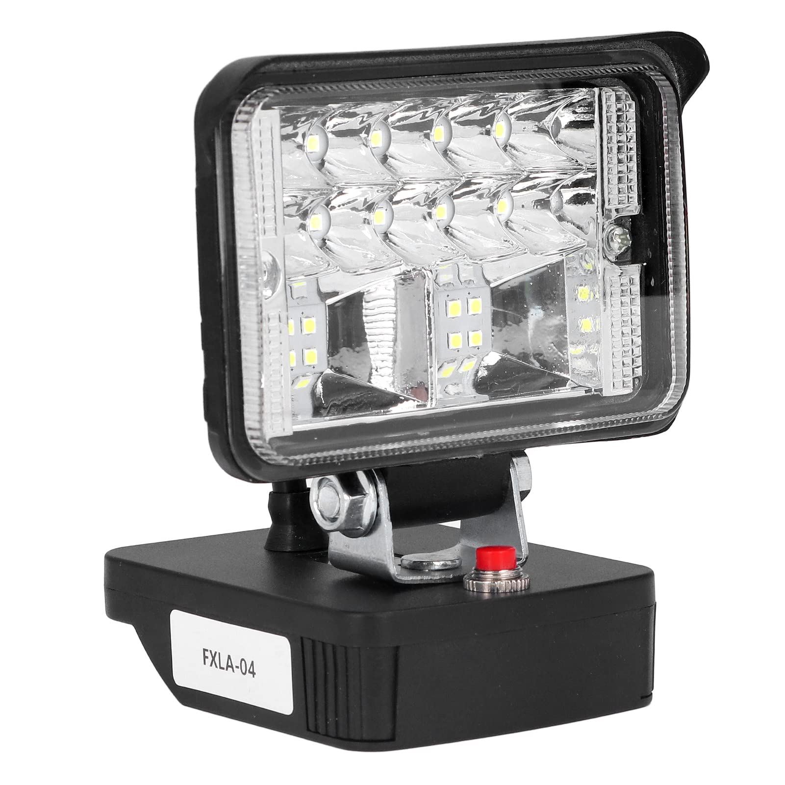 18V LED Work Light - Portable Rechargeable Outdoor Lighting for Metabo Lithium Battery - Perfect for Camping, Security, and Job Site Use