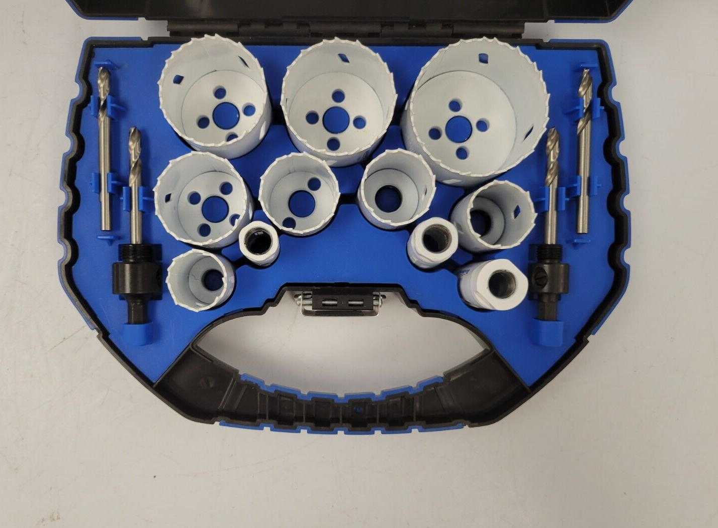 Mastercraft Hole Saw Kit - 5 Piece Set for Wood, Metal & Plastic - Perfect for DIY Projects & Home Repairs