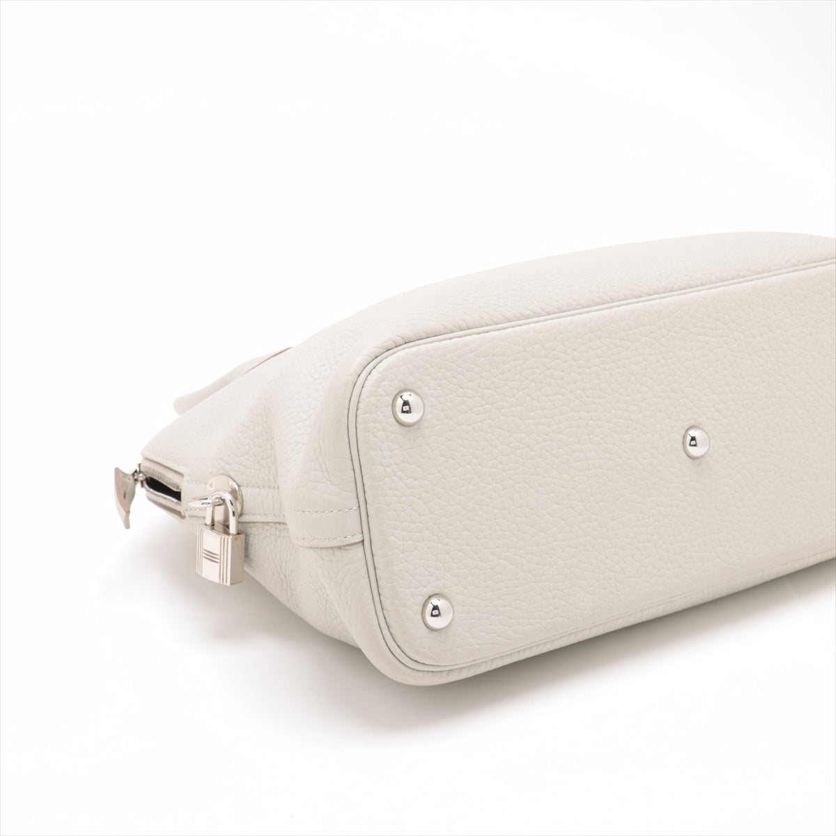 Hermes Bolide 31 Taurillon Clemence Shoulder Bag in Pearl Gray - Luxury Leather Handbag for Women | Perfect for Work, Travel & Everyday Elegance