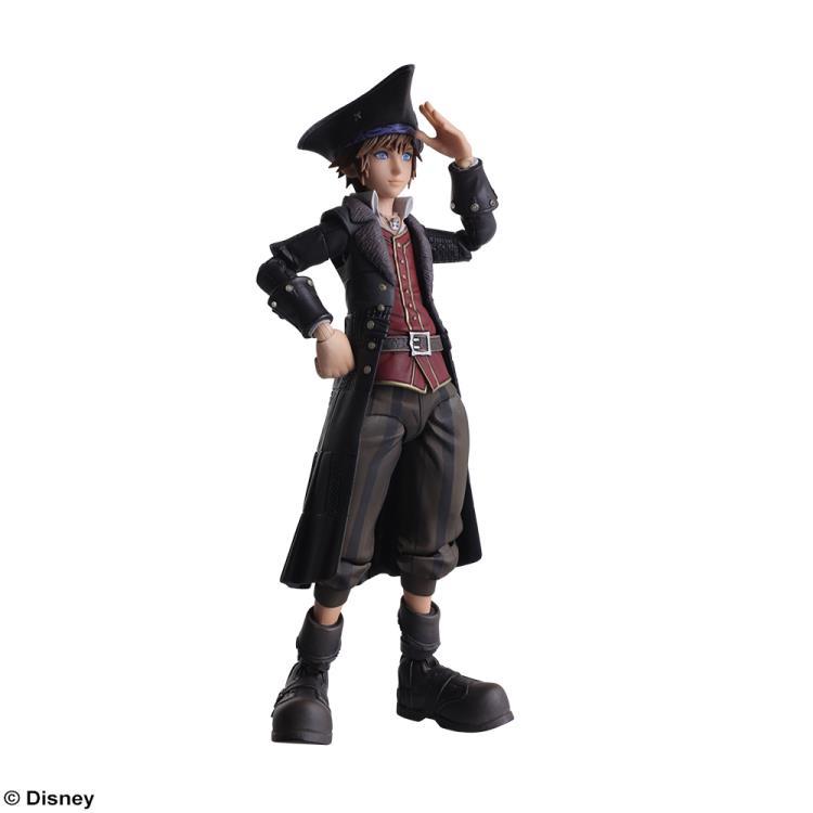 Bring Arts Kingdom Hearts III Sora Pirates of the Caribbean Version Action Figure by Square Enix - Collectible Toy for Gamers and Disney Fans, Perfect for Display and Gift Giving