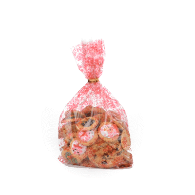 Premium Plastic Candy Bags with Snowflake Design - 4 x 2 x 9.5 Inches - 4000 Count Bulk Pack - Perfect for Party Favors, Wedding Treats & Holiday Candy Packaging