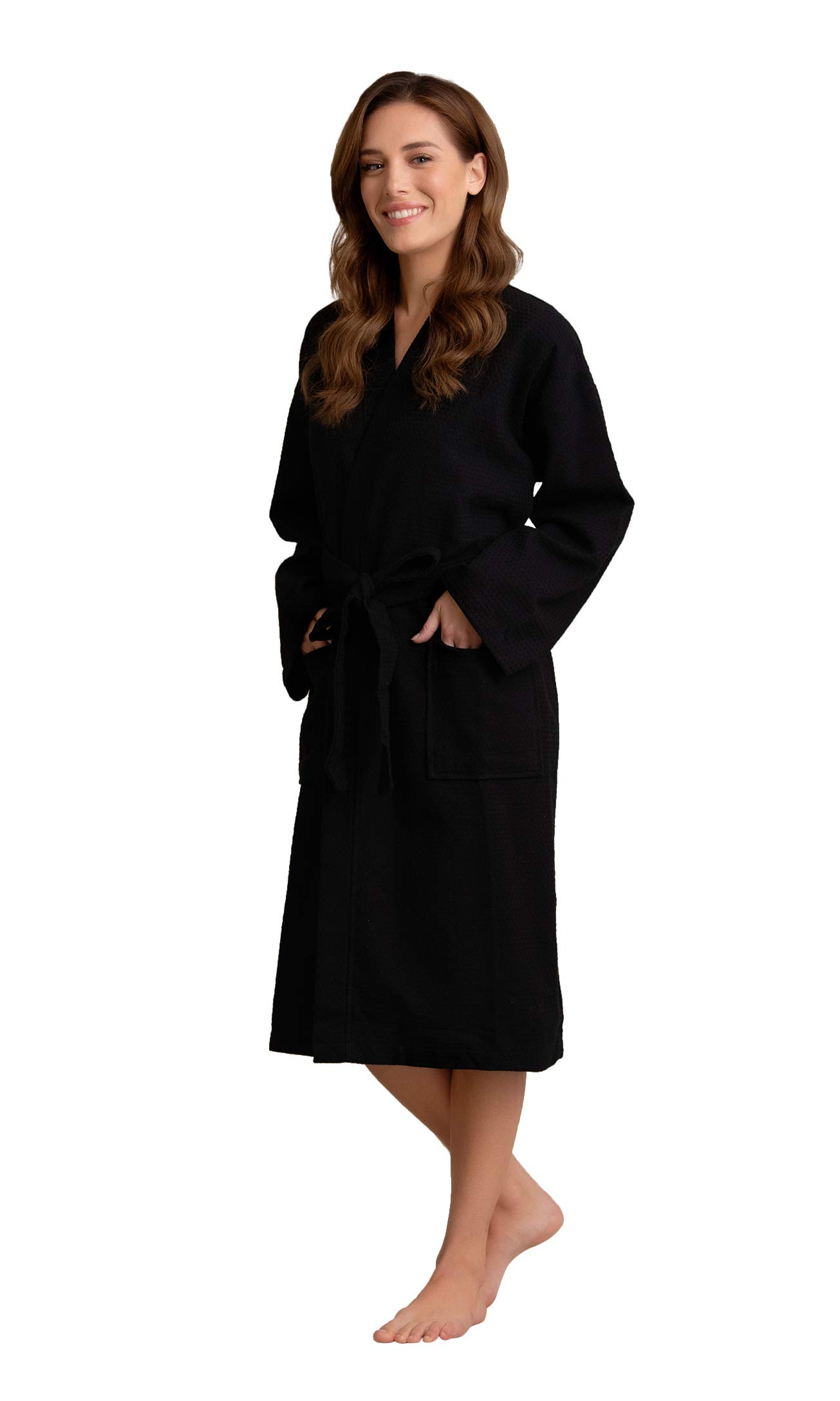 Soft Touch Personalized Embroidered Bridesmaid Robe - 100% Turkish Cotton Long Waffle Spa Bathrobe for Women - Perfect Wedding Party Gift & Luxury Spa Relaxation at Home