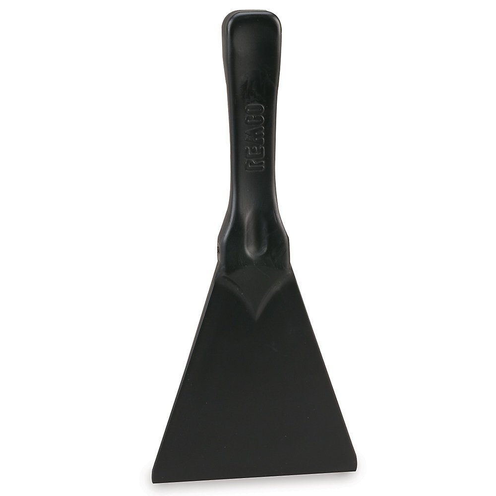 Stainless Steel Large Black Food Scraper - Heavy Duty Kitchen Utensil for Dough, Countertops & Baking | Perfect for Home Cooks & Professional Chefs