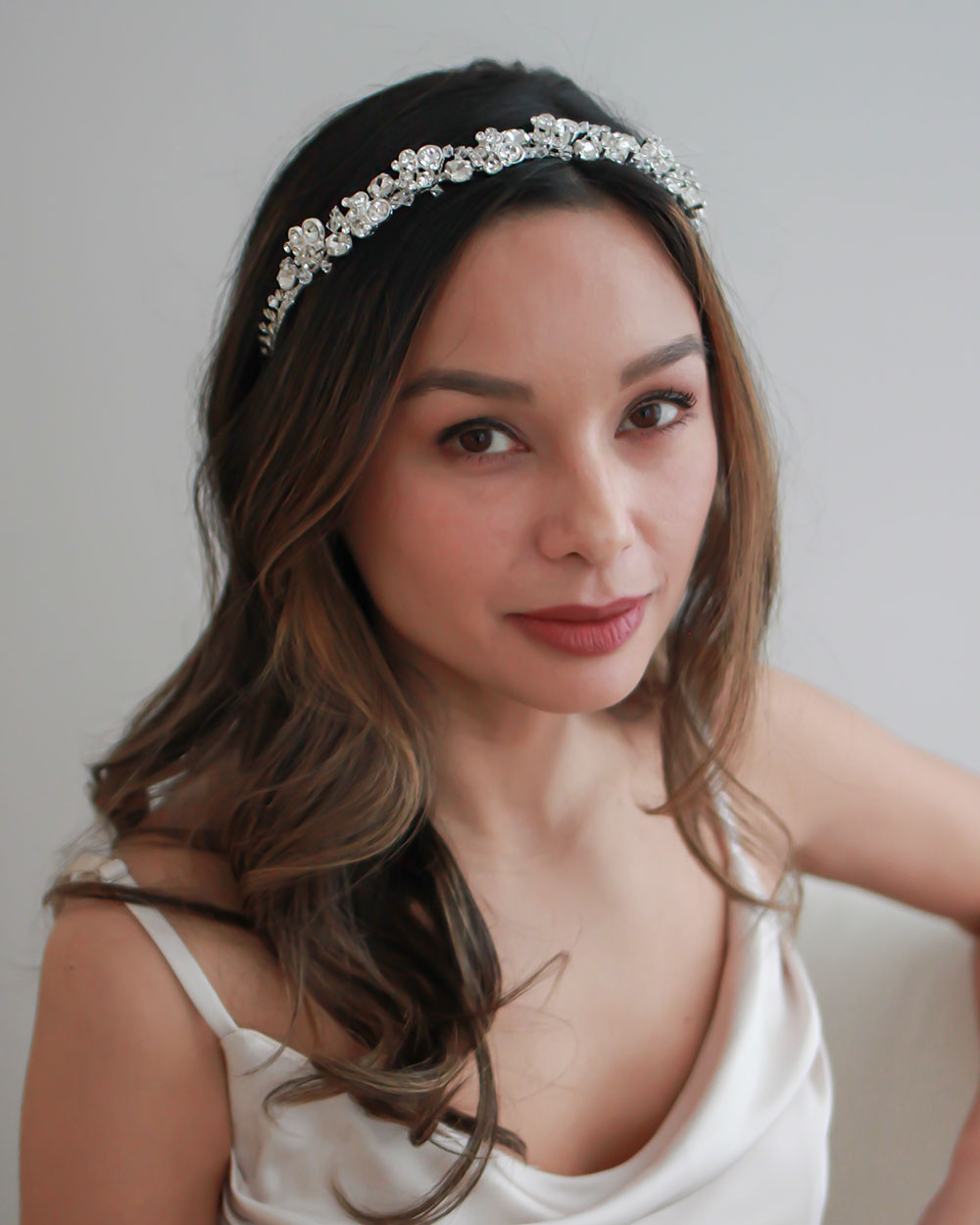 Eliza Crystal Headband for Women - Sparkling Rhinestone Hair Accessories for Weddings, Parties & Special Occasions