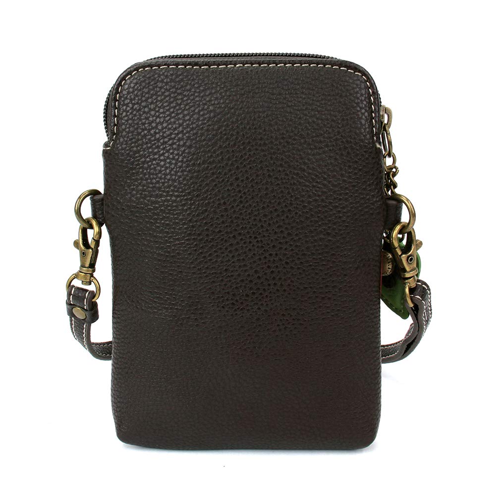 CHALA Women's PU Leather & Canvas Crossbody Phone Purse - Adjustable Strap, Multi-Color Fashion Handbag for Everyday Use, Travel & Shopping