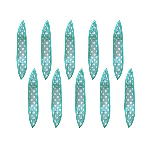 Polka Dot Hair Curlers for Sleeping - Soft & Comfortable Hair Rollers for Curly Hairstyles, Hair Care & Conditioning (One Size) - Perfect for Overnight Styling & Salon-Quality Waves at Home