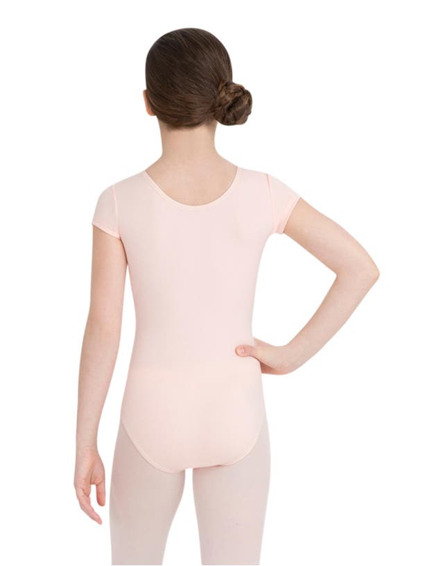 TB132C Women's Short Sleeve Leotard - Ballet Dance Gymnastics Yoga Performance Wear for Girls & Adults