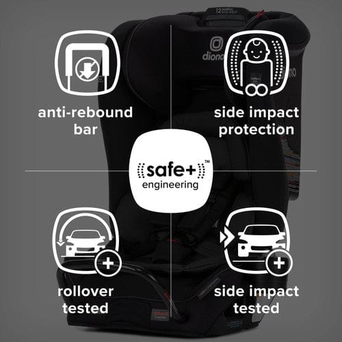 Diono Radian 3RXT Safe+ Convertible Car Seat for Toddlers & Kids - 3-in-1 Rear Facing, Forward Facing & Booster Seat - Perfect for Travel, School Runs & Family Road Trips