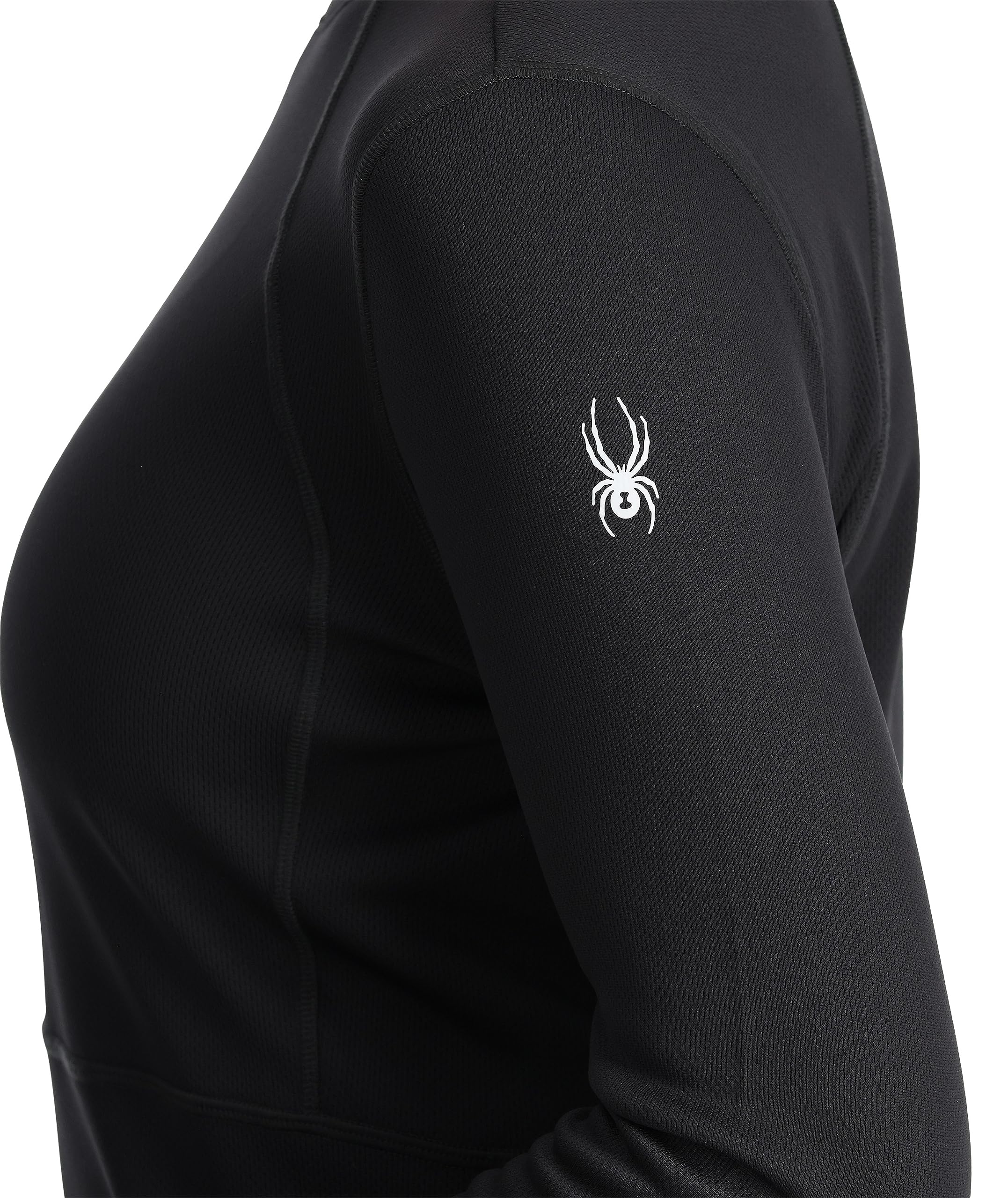 Spyder Women's Charger Crew Hiking Shirt - UPF 50+ Sun Protection, Moisture-Wicking & Breathable - Perfect for Outdoor Adventures, Camping & Trail Hiking (Pack of 1)