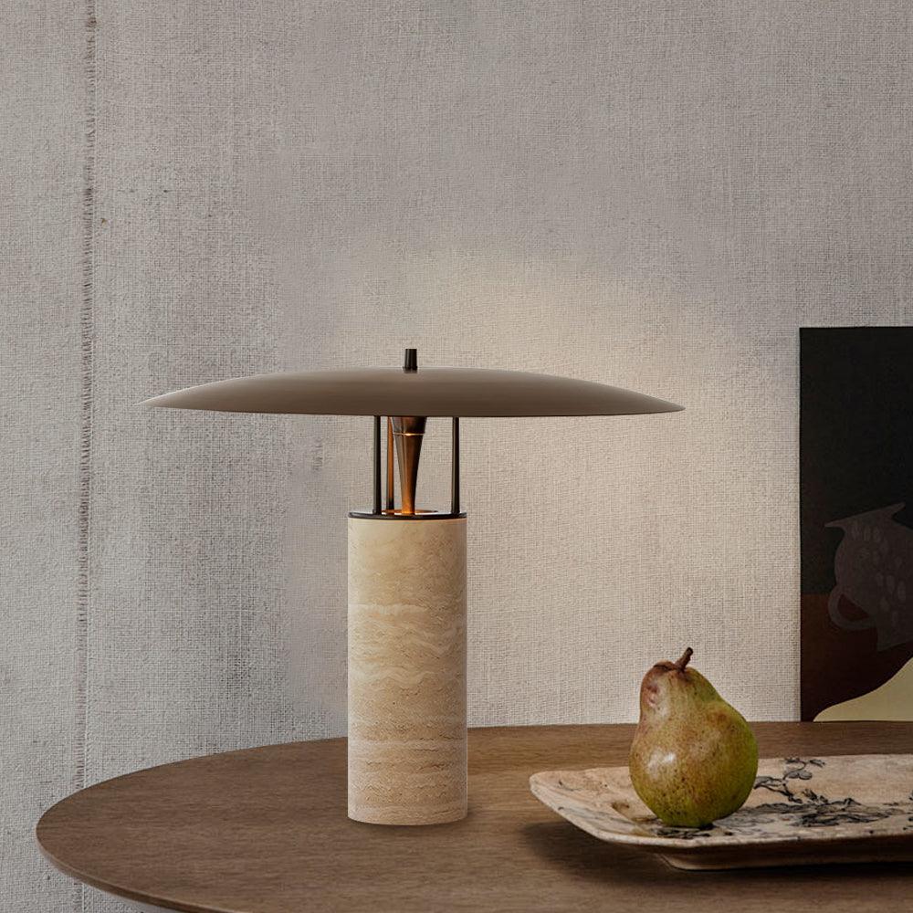 Luna Table Lamp - Modern LED Nightstand Light with Touch Control, Dimmable Warm White Light for Bedroom, Living Room, Office - Perfect for Reading, Relaxing & Decor