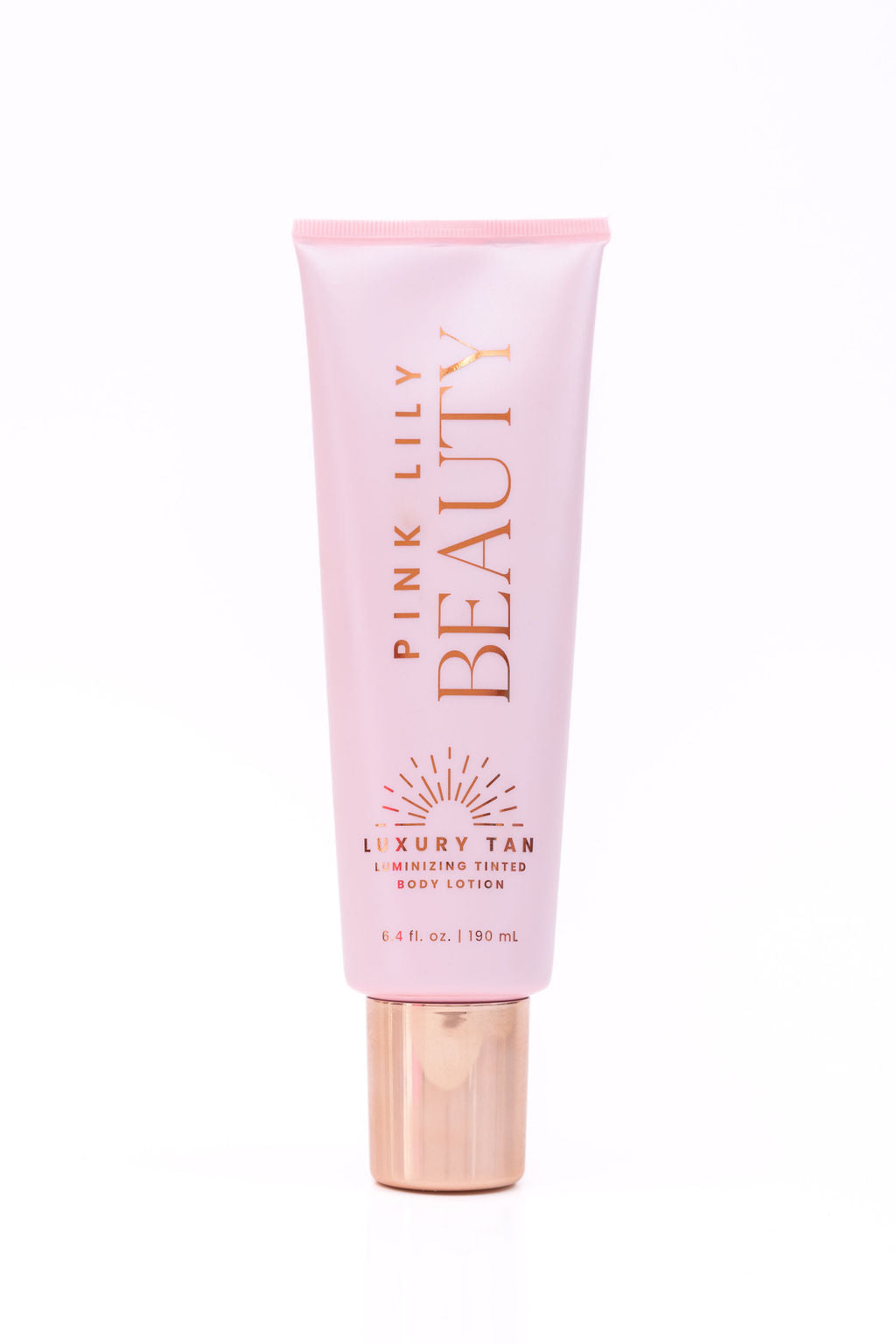 Pink Lily Luxury Tan Luminizing Body Lotion - Bronze Glow Hydrating Moisturizer for Sun-Kissed Skin | Final Sale | Perfect for Summer, Beach & Vacation Glow