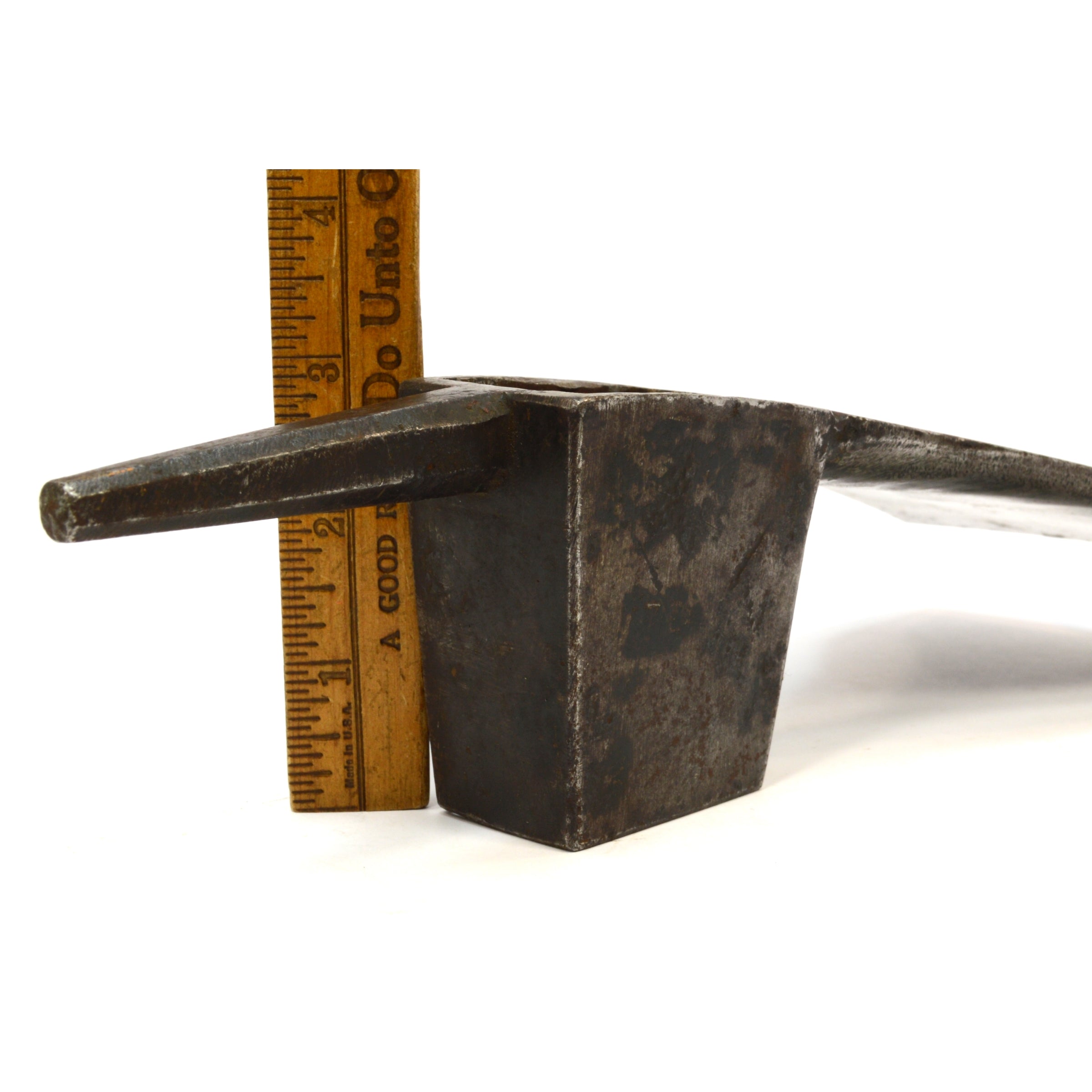 Antique SHIPWRIGHTS ADZE Woodworking Tool - L.H. WATTS New York Pole/Foot Adz Axe for Boat Building & Traditional Woodcraft