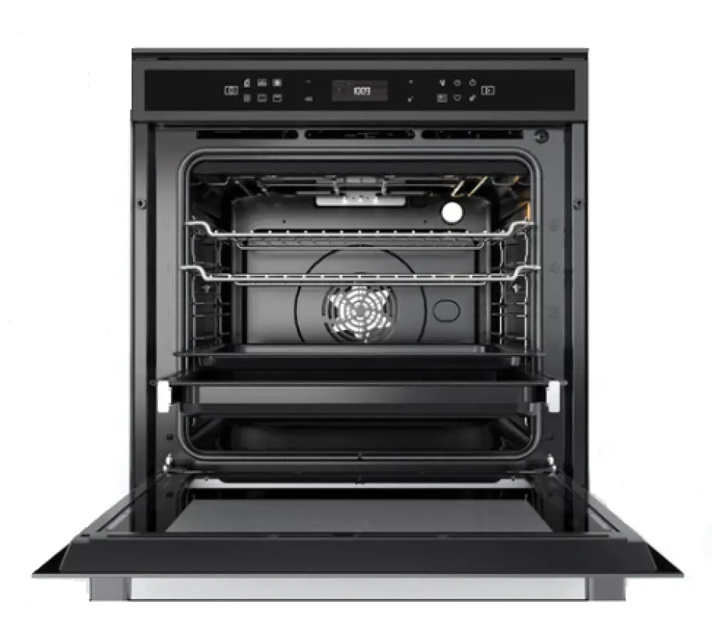Whirlpool W60MPBSOC 60cm 6th Sense Pyrolytic Built-In Oven - Black Stainless Steel | Self-Cleaning Electric Oven for Modern Kitchens | Perfect for Baking, Roasting & Family Cooking