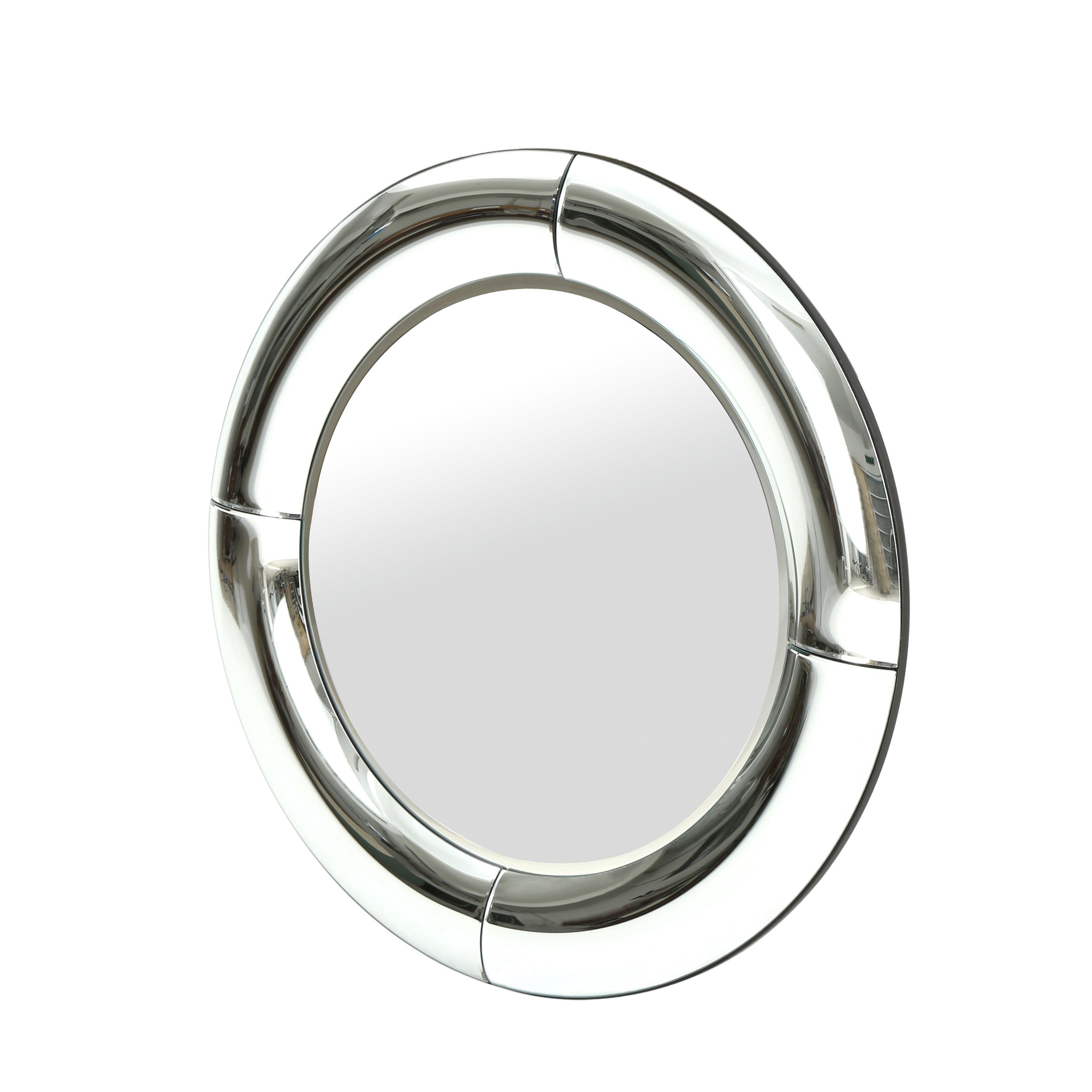 Christopher Knight Home Faron Glam Circular Wall Mirror - Elegant Gold Frame, 24 Inch Round Decorative Mirror for Living Room, Bedroom, Bathroom & Entryway Decor