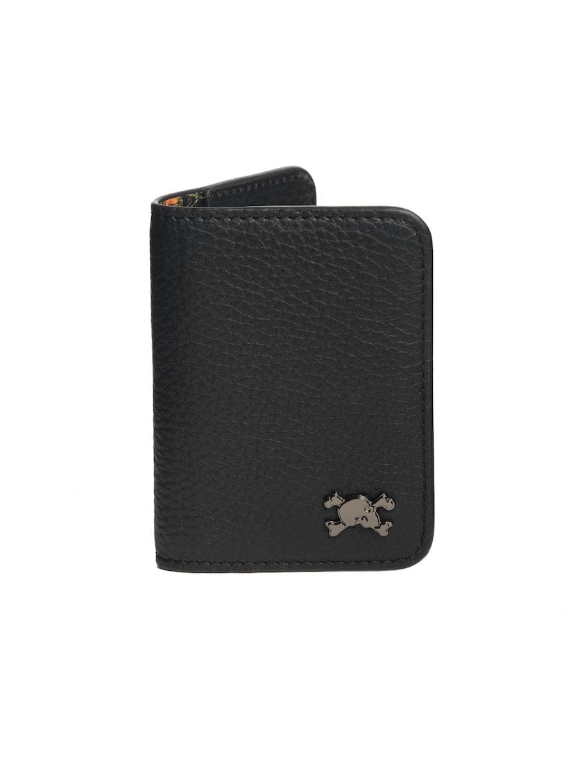 Premium Black Leather Card Holder - Slim RFID Blocking Wallet for Credit Cards & ID - Perfect for Travel, Business, and Everyday Use