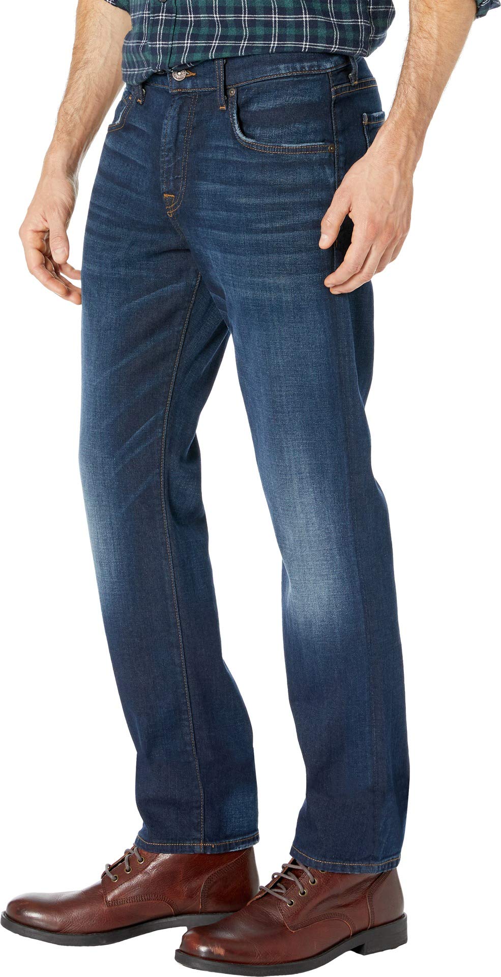 7 For All Mankind Men's Standard Tapered Straight Leg Jeans - Premium Denim Pants for Casual & Business Wear | Comfortable Slim Fit for Everyday Style