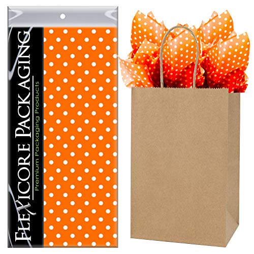 Orange Polka Dots