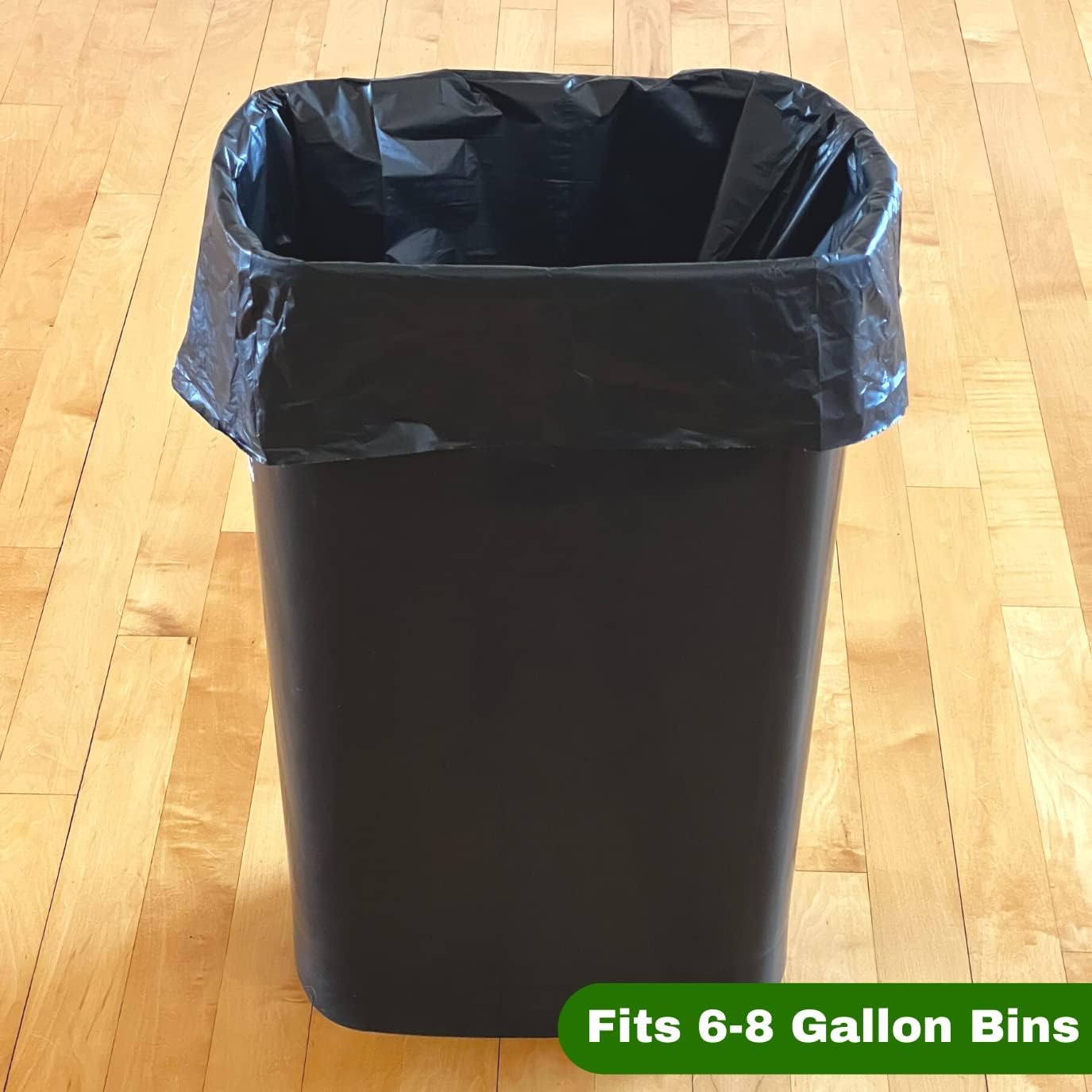 Portable Camping Toilet Waste Bags - 60 Bags (3 Rolls) 8 Gallon Black Can Liners for Travel, Hiking & Outdoor Adventures - Ideal for RV Trips, Emergency Preparedness & Off-Grid Living