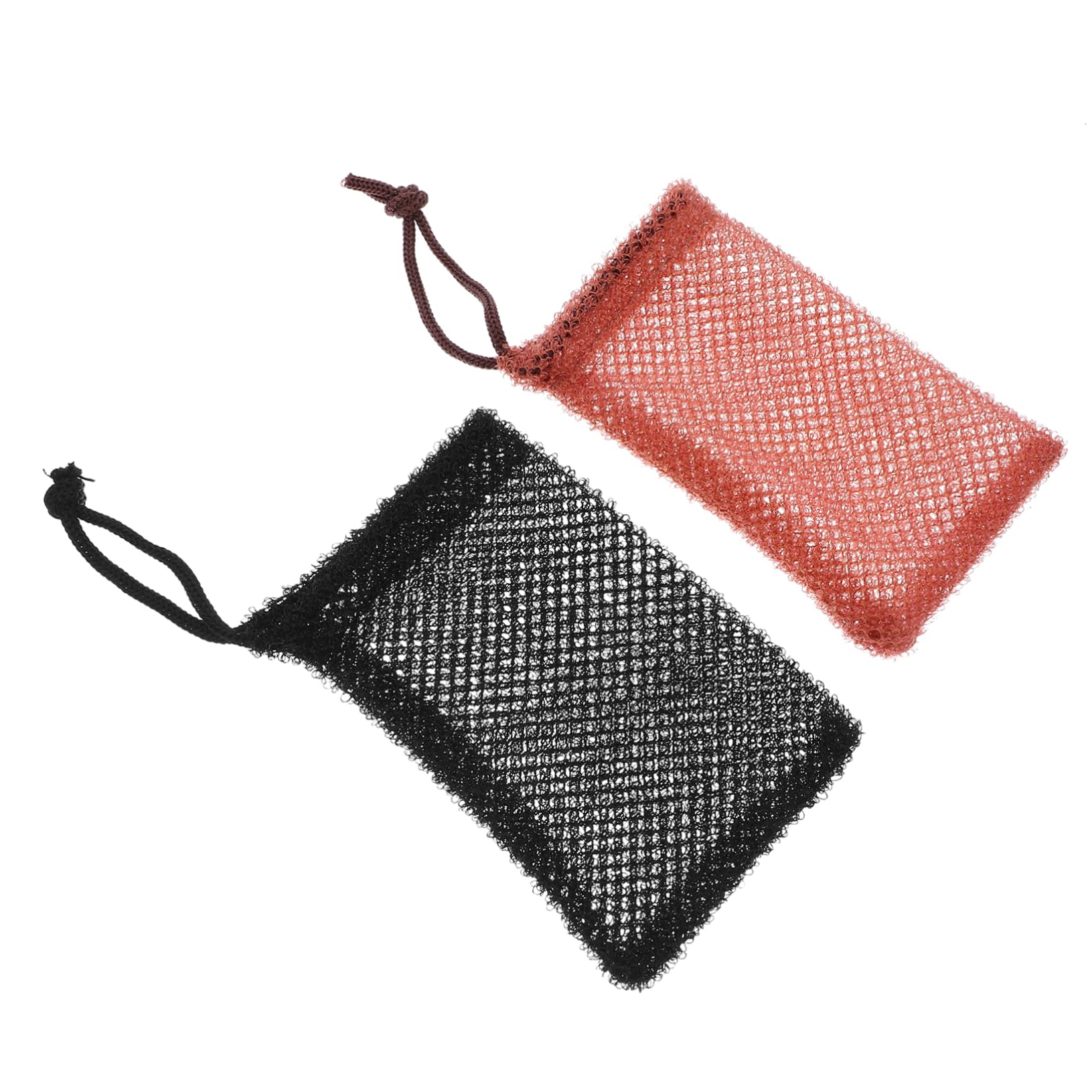 iPetboom 2-Pack Exfoliating Soap Pouch Net - Gentle Face & Body Scrub, Hanging Lanyard for Shower, Bath & Travel | Soap Saver Bag for Men & Women