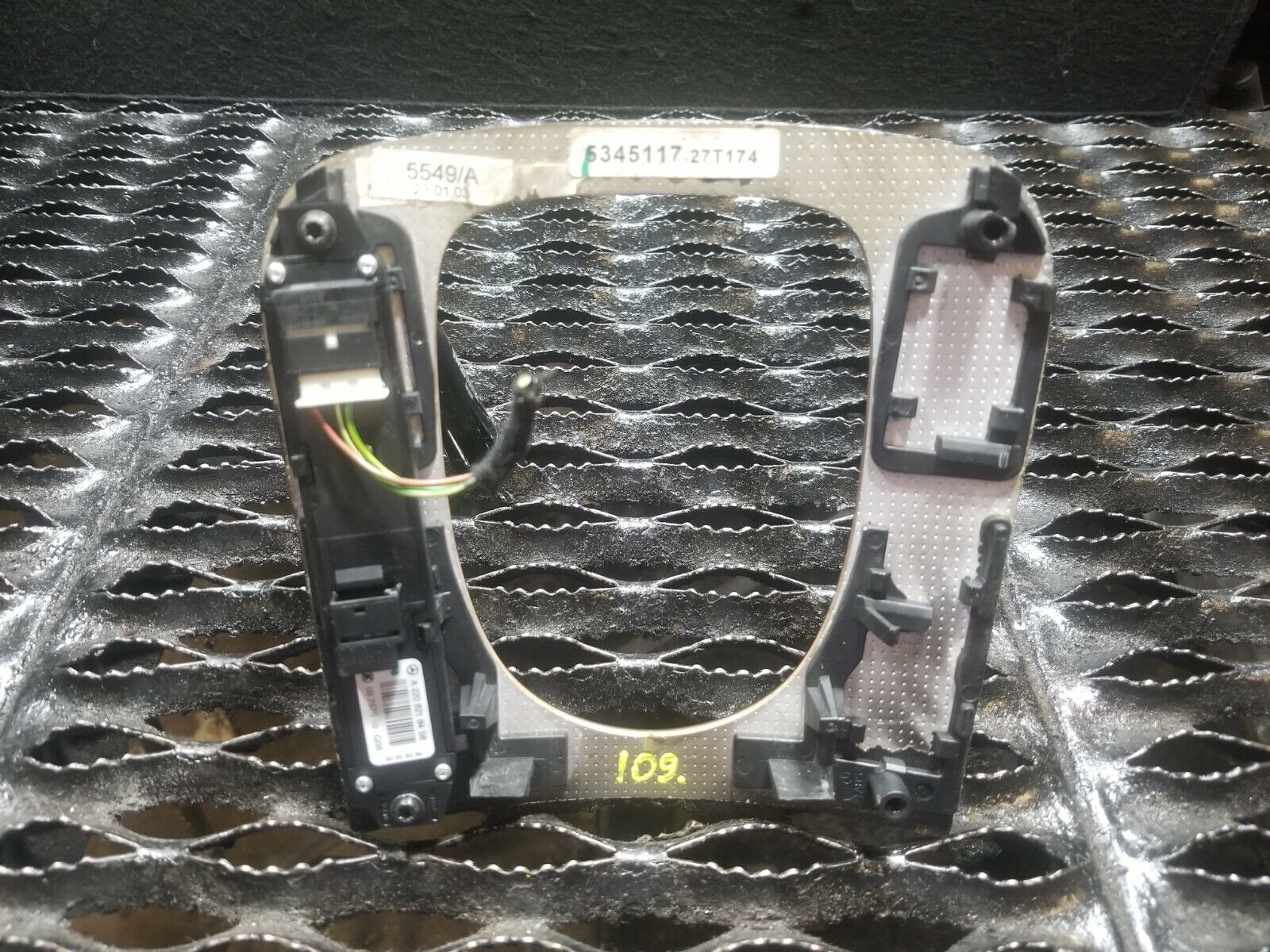 Mercedes W220 S430 S500 Center Console Shifter Trim Bezel OEM #109 - Perfect Replacement for 2000-2006 Models - Upgrade Your Luxury Car Interior