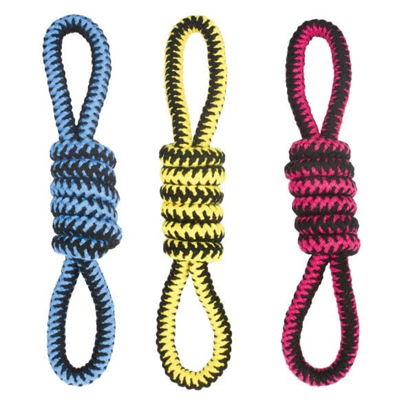 M PETS Twist Node Rope - Durable Dog Chew Toy for Aggressive Chewers, Interactive Puppy Teething Toy for Small & Large Dogs - Perfect for Indoor Play, Outdoor Fetch & Dental Health