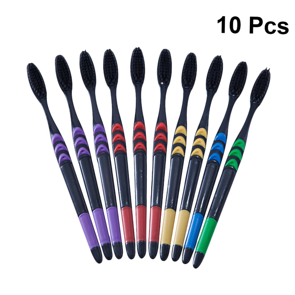 Cabilock 20 Pack Travel Toothbrushes - Disposable Full Head Bristle Toothbrushes for Adults & Kids, Bulk Manual Toothbrushes with Case - Perfect for Camping, Hotels, Airplanes and Emergency Kits