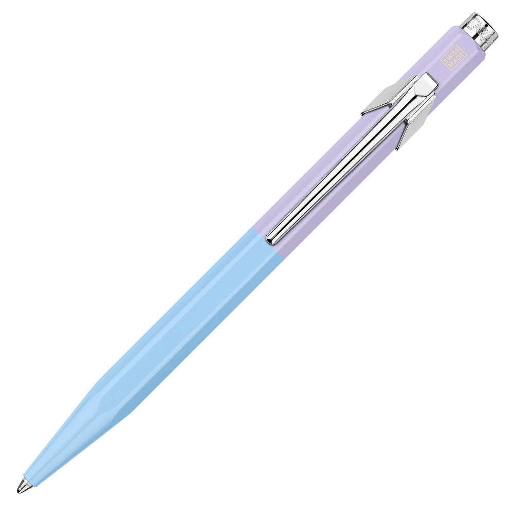 Caran d'Ache 849 Ballpoint Pen - Paul Smith Limited Edition Sky Blue & Lavender - Premium Swiss Writing Instrument for Office, Gift & Collectors