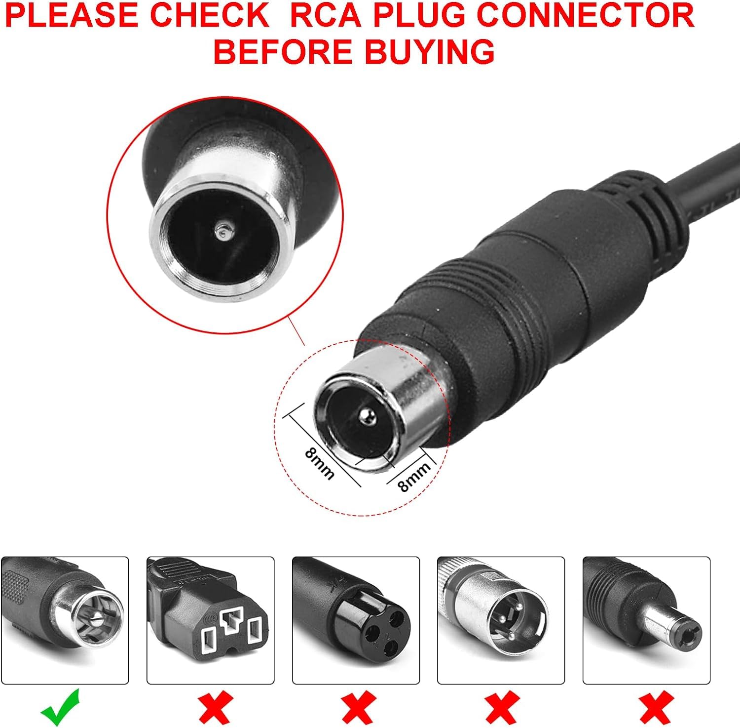 Segway Ninebot ES1 ES2 ES4 Replacement 42V 2A Power Charger Adapter - Compatible with Xiaomi M365, Spin, Skip, Bird, Lime Scooters - Fast Charging for 36V Li-ion Batteries - Perfect for Commuting & Urban Travel