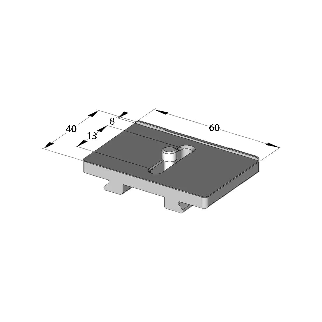 Arca Swiss Anti Twist Quick Release Plate for DSLR Cameras - Secure & Fast Mounting for Photography & Videography