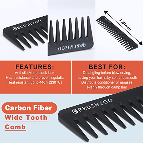 Detangling Hair Brush Set with Hair Spray Bottle - Gentle Knot-Free Styling for Kids & Adults - Perfect for Wet & Dry Hair, Travel & Home Use