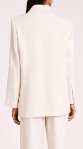Koda Blazer for Women - Classic Bone Color Slim Fit Blazer Jacket - Perfect for Office, Business Meetings & Formal Events