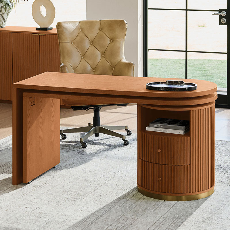 Modern L-Shaped 360° Rotating Wooden Office Desk - Ergonomic Home & Workspace Solution for Productivity & Comfort