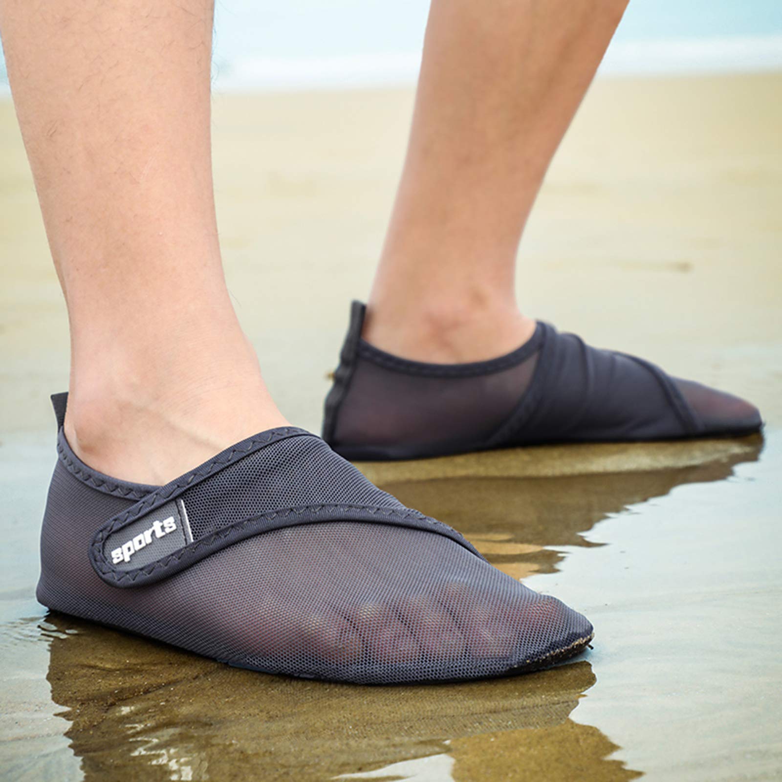 CYian Men's & Women's Quick-Dry Water Shoes - Barefoot Aqua Socks for Swimming, Beach, Pool, Surfing & Yoga | Lightweight Slip-On Design for Water Sports & Outdoor Activities