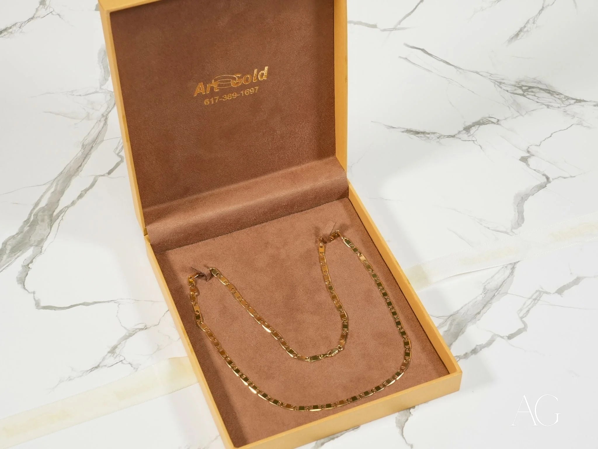 18K Yellow Gold Flat Piastrine Necklace – Elegant & Timeless Jewelry for Women | Perfect for Weddings, Parties & Everyday Wear