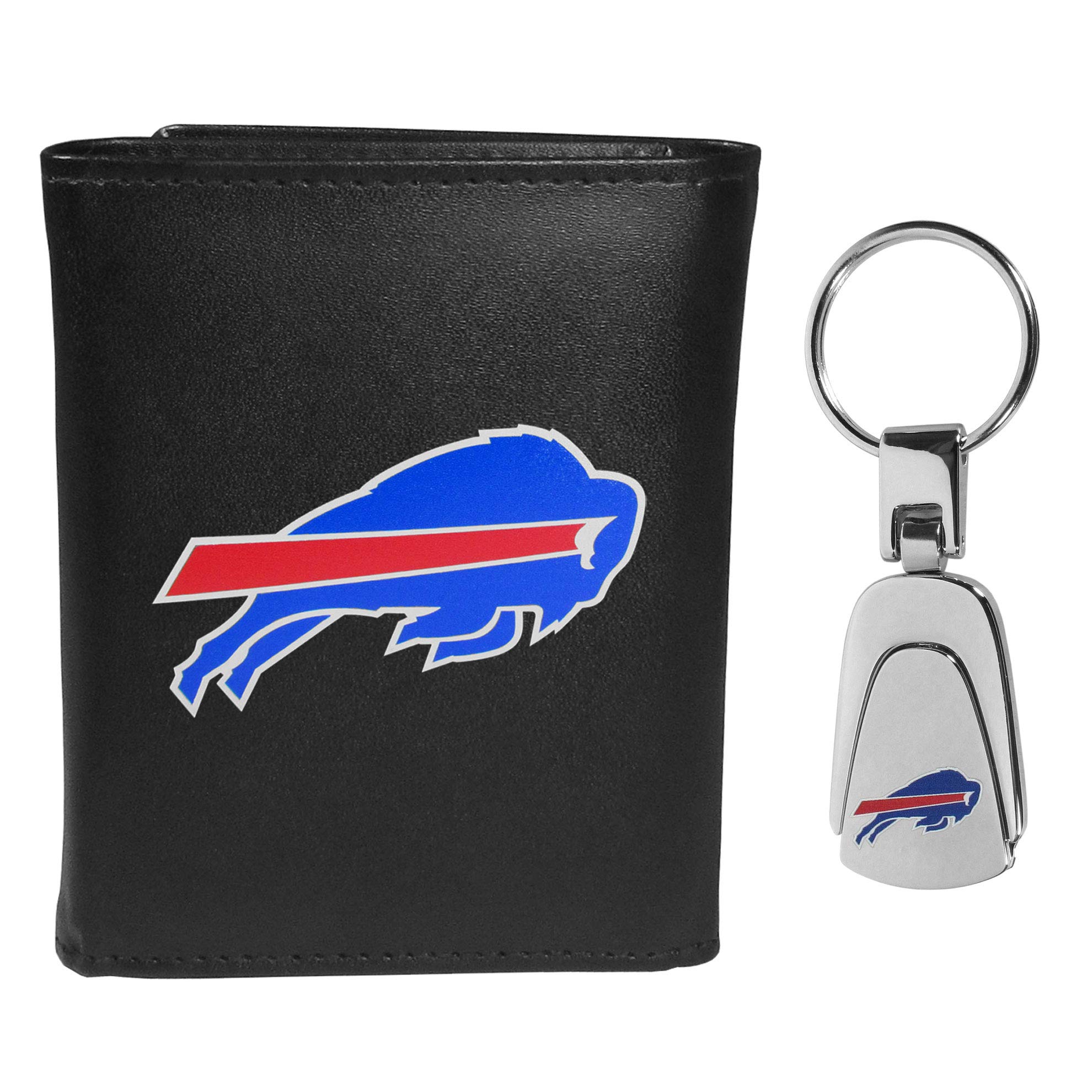 Premium Siskiyou Tri-Fold RFID Blocking Leather Wallet with Detachable Steel Key Chain - Stylish & Secure for Men & Women | Perfect for Travel, Business & Everyday Use