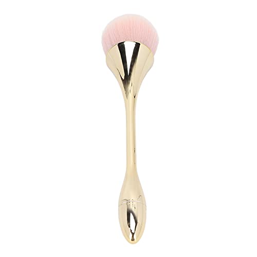 Best Loose Powder Makeup Brush - Soft Portable Face Powder Brush for Setting & Finishing - Perfect for Home, Travel & Professional Makeup Application