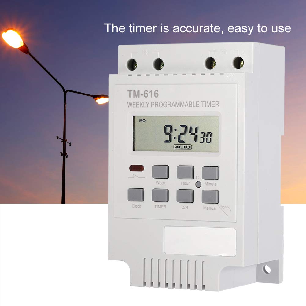 12V Digital Timer Switch - Energy Saving Electric Timer for Lights, TV, Radio & Household Appliances | Perfect for Home Automation & Power Saving